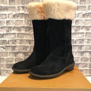 NEW UGG AUSTRALIA KARYN CUFF SHEEPSKIN BOOT‎ BLACK